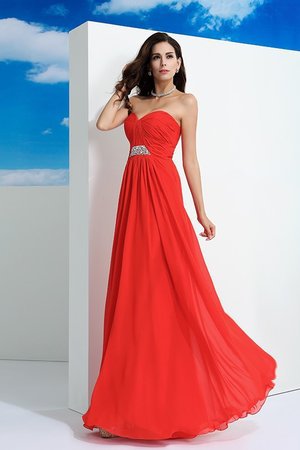 Robe de bal longue fermeutre eclair avec chiffon ligne a avec sans manches