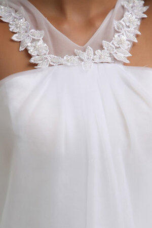 Robe de mariée avec broderie joli au niveau de genou impressioé décontracté