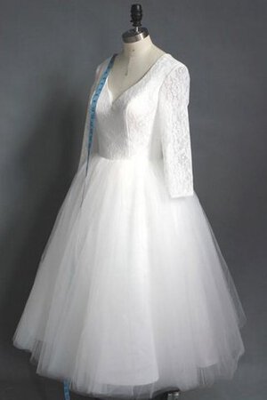 Robe de mariée bref plissage romantique simple nature