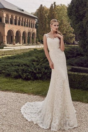 Robe de mariée facile v col profonde manche nulle v encolure avec nœud