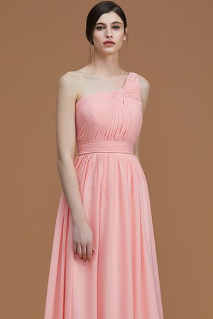 Robe demoiselle d'honneur ruché avec chiffon jusqu'au sol de princesse avec zip