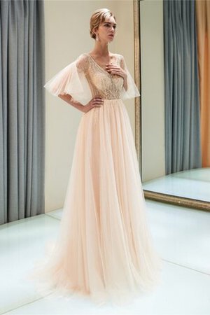 Robe de bal fermeutre eclair rêveur avec perle luxueux spécial