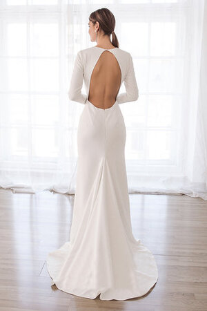 Robe de mariée jusqu'au sol grosses soldes moderne naturel longue