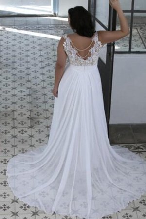 Robe de mariée facile à la mode lache avec chiffon en dentelle