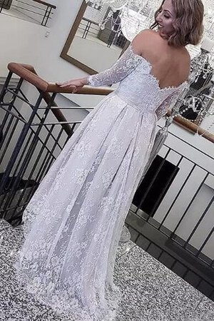 Robe de mariée derniere tendance nature luxueux ligne a avec manche 3/4