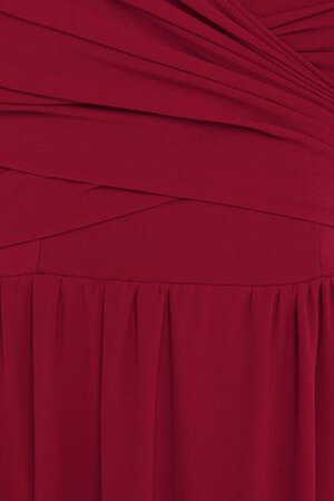 Robe demoiselle d'honneur mode ruché croisade avec chiffon