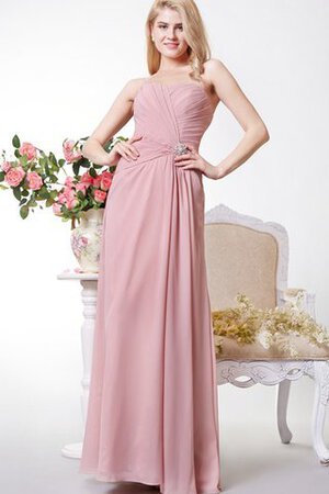 Robe demoiselle d'honneur simple luxueux charmeuse avec perle col en forme de cœur