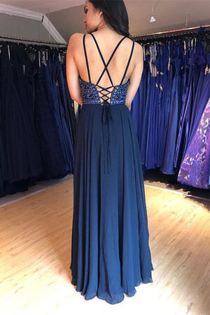 Robe de bal avec cristal en satin extensible belle longueru au niveau de sol longue