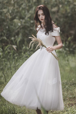 Robe de mariée de bustier en tout plein air belle decoration en fleur solennel