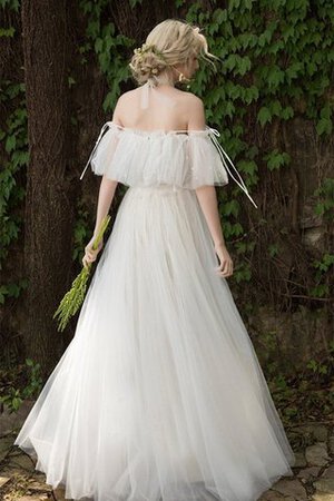 Robe de mariée en tulle de bustier étourdissant longue intemporel