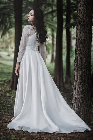 Robe de mariée avec zip avec perle délicat romantique distinguee