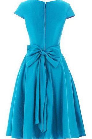 Robe de bal plissage facile avec zip au niveau de genou en chiffon