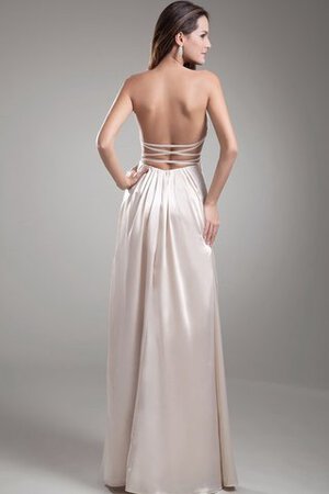 Robe de soirée longue doux coloré avec perle maillot