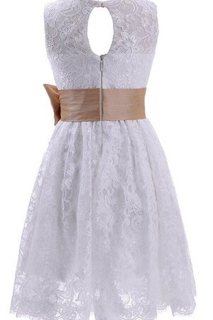 Robe cortège fille plissage naturel avec sans manches avec zip trou serre