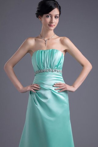 Robe de soirée de bustier morden a-ligne ruché adapté