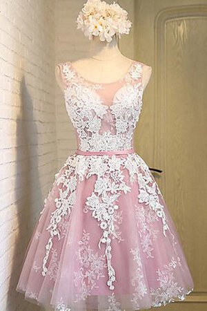 Robe fête de la rentrée romantique mode avec ruban cordon au niveau de genou