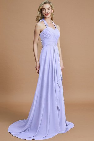 Robe demoiselle d'honneur ligne a de princesse manche nulle avec chiffon de dos nu