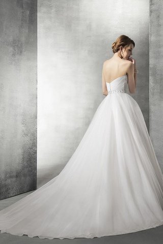 Robe de mariée modeste charmeuse avec manche courte avec perle de mode de bal