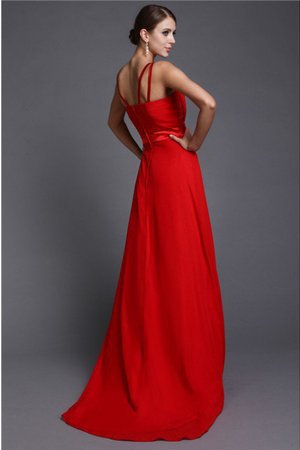 Robe demoiselle d'honneur naturel longue avec chiffon ligne a de lotus