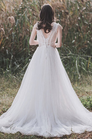 Robe de mariée en tulle de traîne courte charmant de princesse formelle