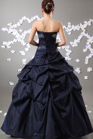 Robe de quinceanera de mode de bal avec perle de bustier ample de lotus