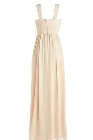 Robe demoiselle d'honneur facile naturel avec chiffon bandouliere spaghetti de col en cœur