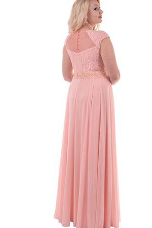 Robe de bal naturel de traîne courte textile en tulle appliques a-ligne