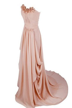 Robe demoiselle d'honneur naturel avec chiffon col en forme de cœur de traîne courte ligne a