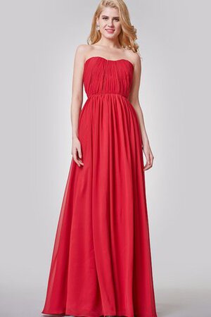 Robe demoiselle d'honneur derniere tendance de bustier avec chiffon ligne a manche nulle