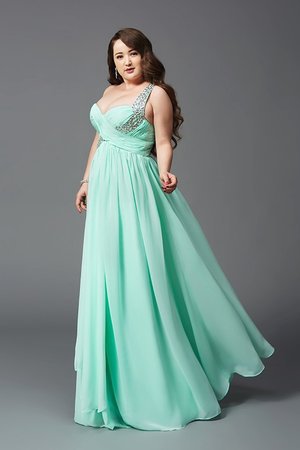 Robe de bal longue manche nulle avec chiffon avec zip ligne a