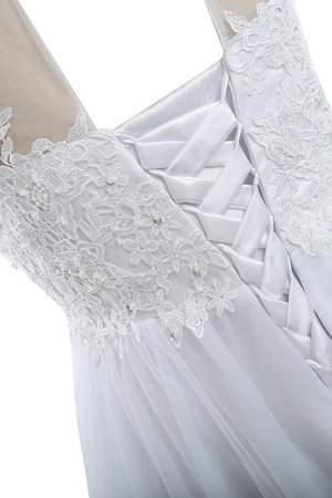 Robe de mariée formelle vintage facile attirent lache