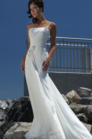 Robe de mariée exclusif salle interne avec perle a plage de traîne moyenne