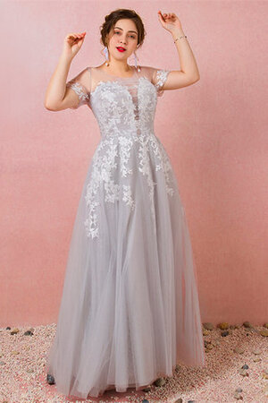 Robe de bal absorbant avec lacets en tulle humble longue