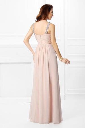 Robe de bal longue larges bretelles fermeutre eclair de princesse avec perle