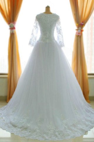 Robe de mariée longueur mollet en tissu pailleté d'épaule asymétrique en dentelle en satin