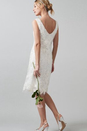 Robe de mariée plissage decoration en fleur avec sans manches en dentelle collant