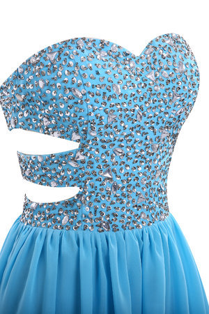 Robe de bal brillant solennelle avec cristal avec perle lache