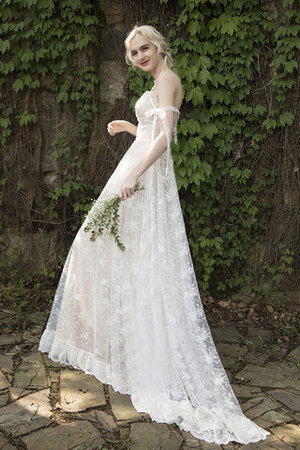 Robe de mariée bucolique avec perle éblouissant naturel grandiose