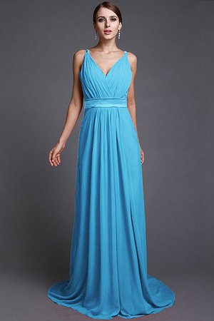 Robe demoiselle d'honneur naturel longue avec chiffon ligne a de lotus