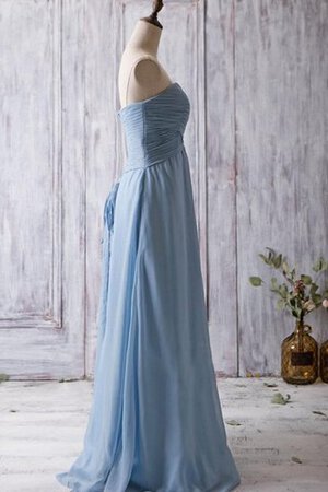 Robe demoiselle d'honneur plissage longue facile avec zip longueru au niveau de sol