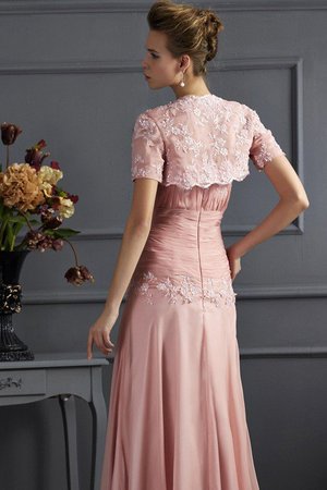 Robe mère de mariée longue avec chiffon jusqu'au sol de princesse de col en cœur