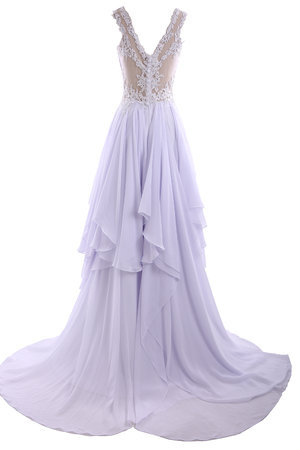 Robe de mariée romantique brillant lache textile en tulle avec cristal