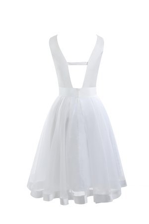 Robe de mariée formelle plissage romantique lache col en bateau