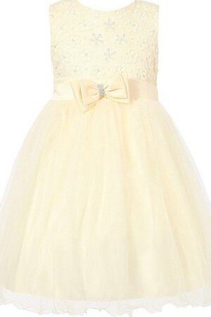 Robe cortège fille fermeutre eclair avec manche courte col u profond manche nulle ligne a