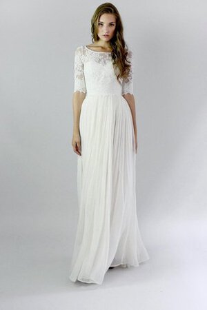 Robe de mariée modeste romantique facile mode en 1/2 manche