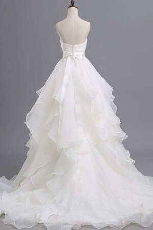 Robe de mariée courte dos nu manche nulle bandouliere spaghetti en organza