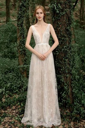 Robe de mariée en tulle à la mode manche nulle attirent spécial