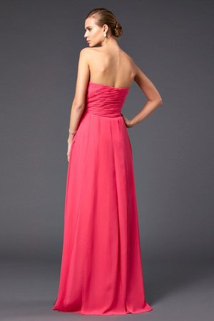 Robe de bal de lotus avec chiffon de traîne courte collant manche nulle