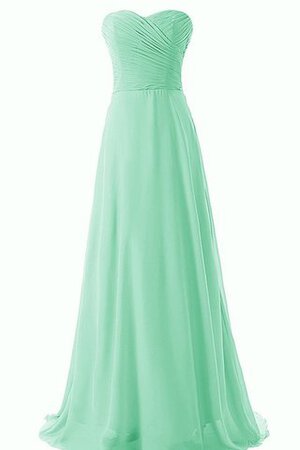 Robe demoiselle d'honneur moderne plissage jusqu'au sol fermeutre eclair avec chiffon