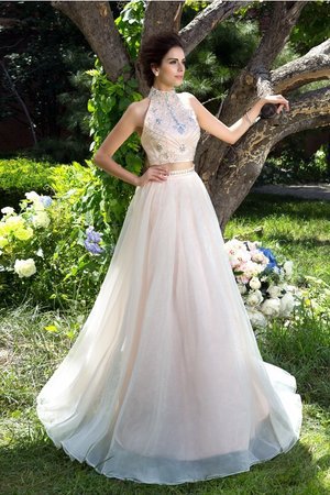 Robe de bal longue de princesse ligne a de traîne courte fermeutre eclair